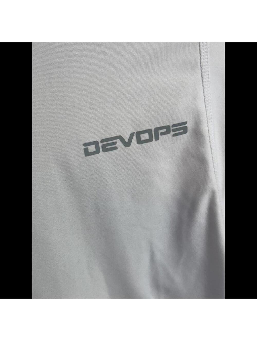 DEVOPS Women's Medium White Long Sleeve Athletic Shirt Activewear Top - Picture 3 of 9